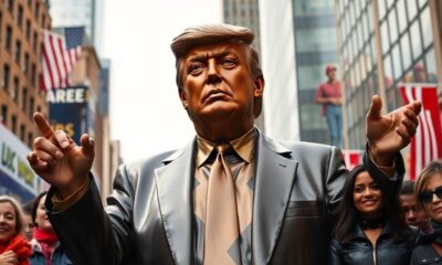 controversial trump statue headlines