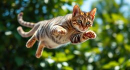 cat landing physics
