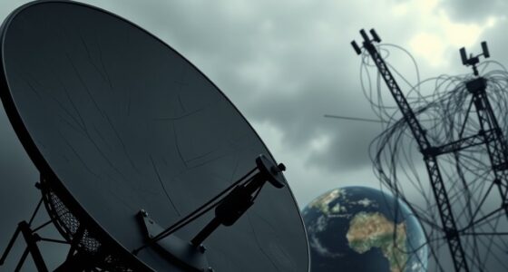 satellite jamming disrupts communications