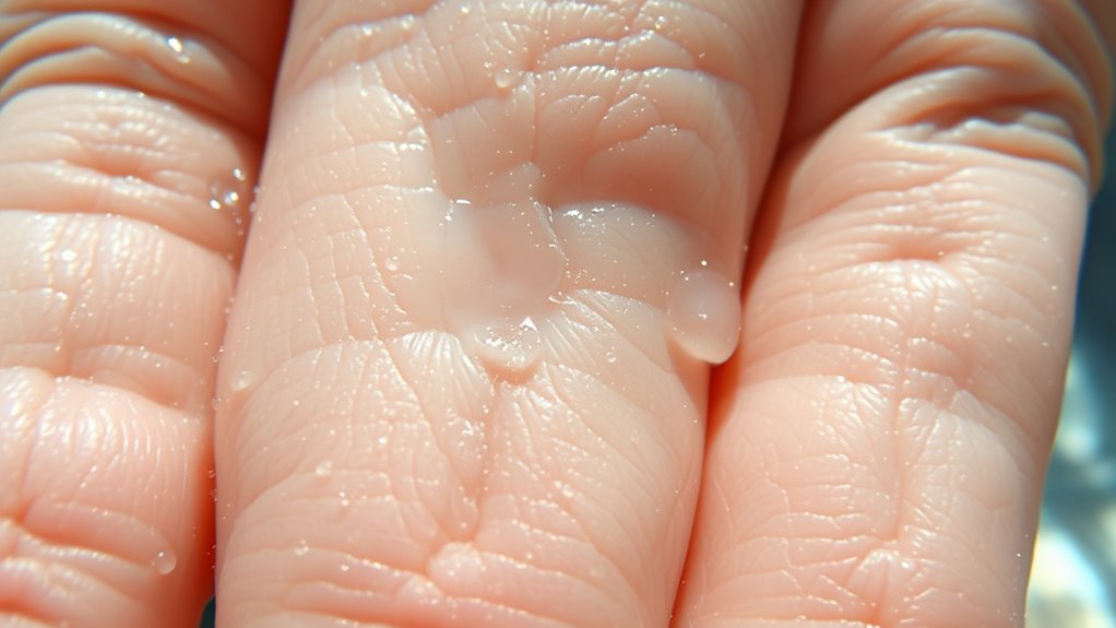 water induced adaptive grip enhancement