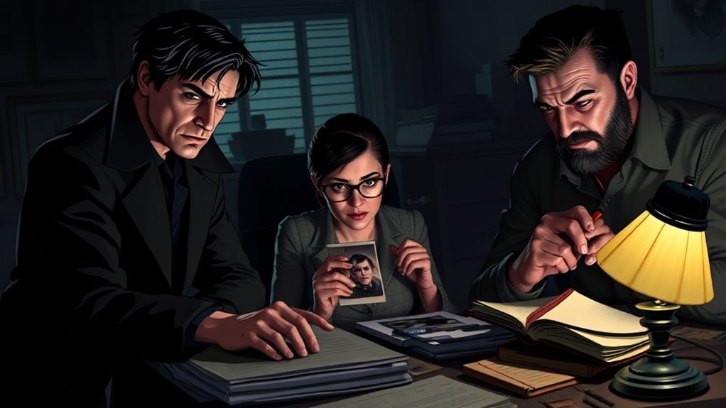 complex detective team dynamics