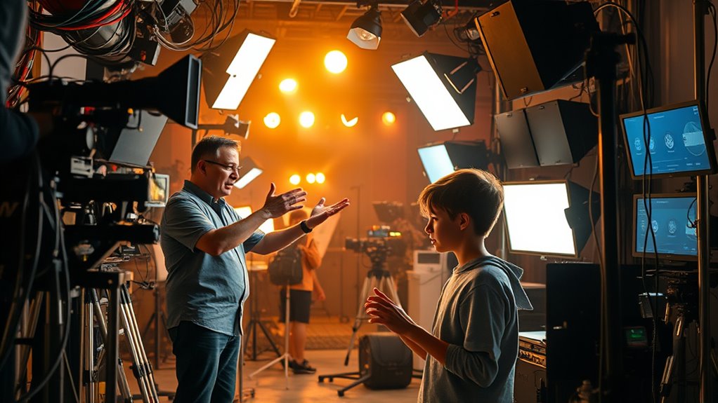 continuous adolescent scene filming