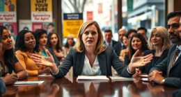 genevieve o reilly s political involvement