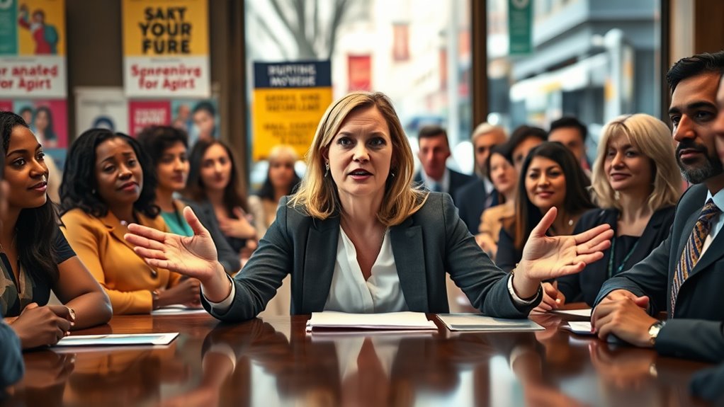 genevieve o reilly s political involvement