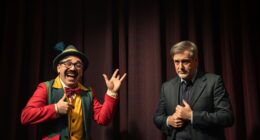 humor and sorrow intertwined