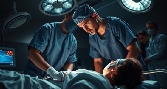 live medical crisis unfolds