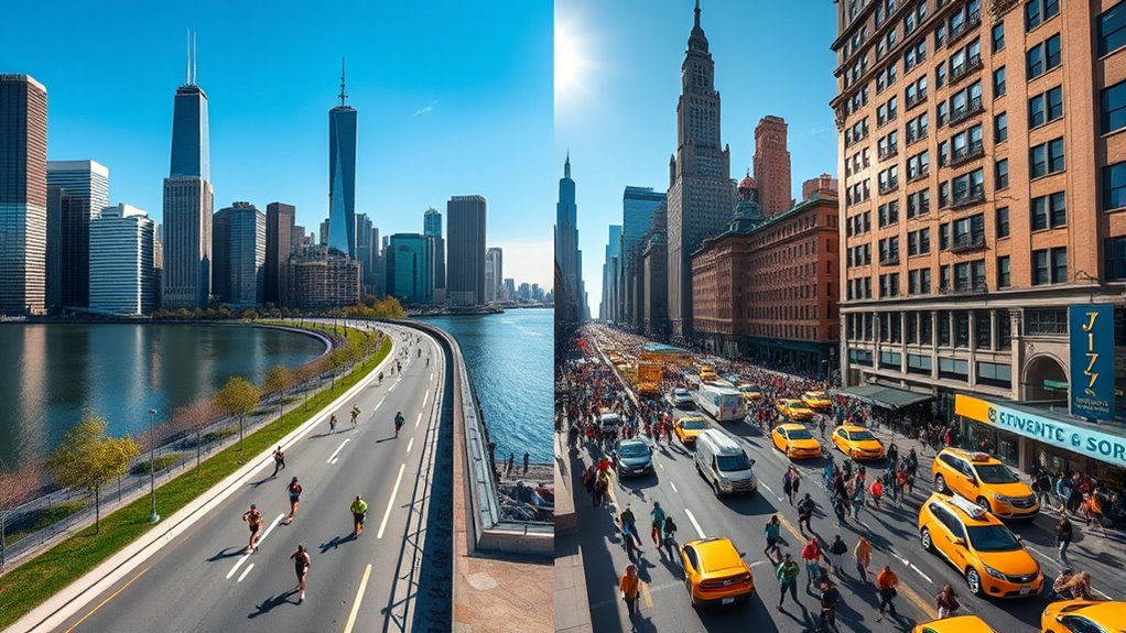 marathon route comparison 2025