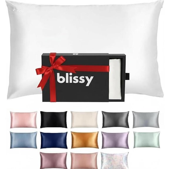 Blissy Silk Pillowcase 100% Mulberry Silk Standard