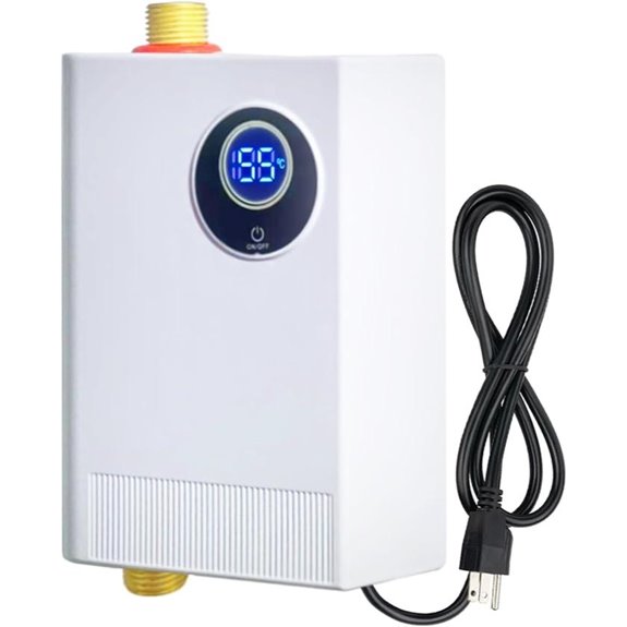 110V Electric Tankless Water Heater Compact Convertible