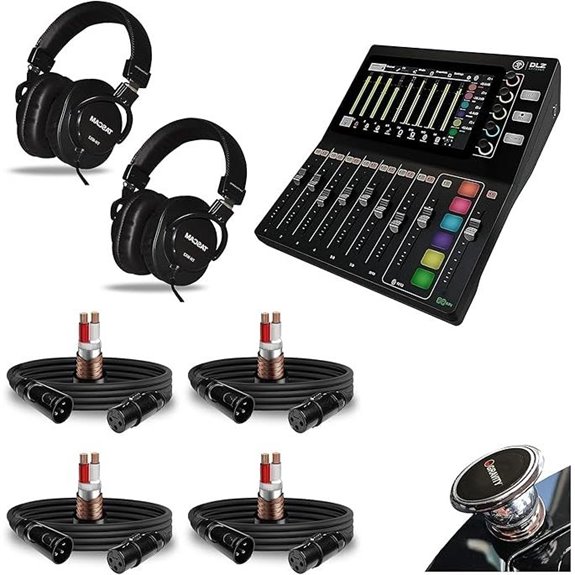 Mackie DLZ Creator 12-Channel Digital Mixer Bundle