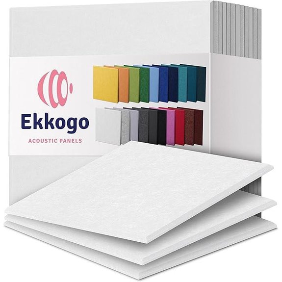 Acoustic Wall Panels 12-Pack Soundproof Sound Dampening