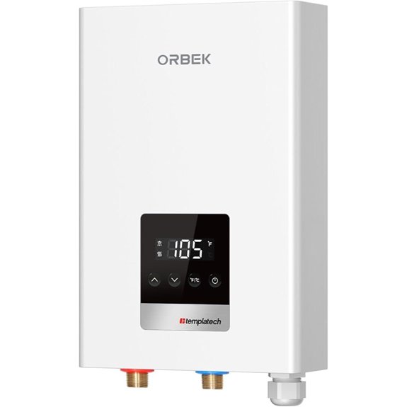 14kW Tankless Water Heater with Digital Display