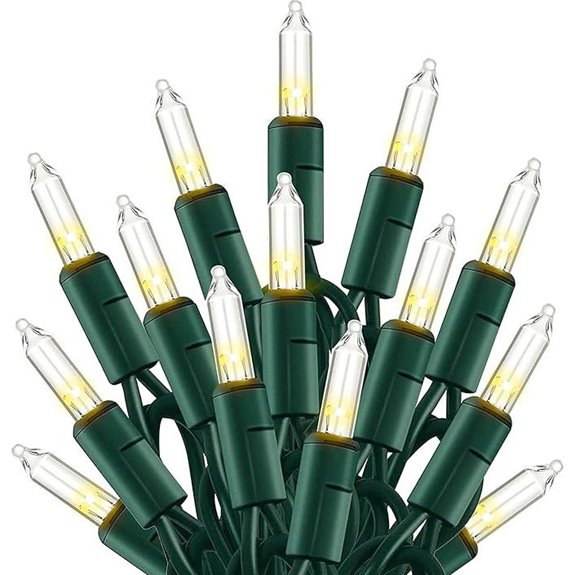 TW SHINE 20FT Warm White Christmas String Lights