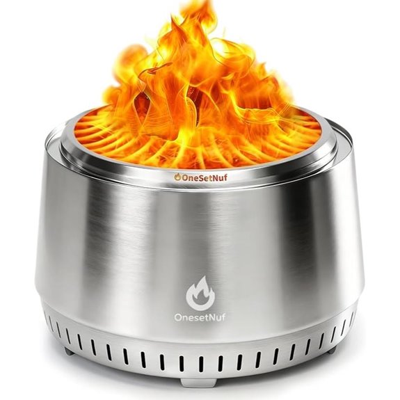 21 inch smokeless fire pit