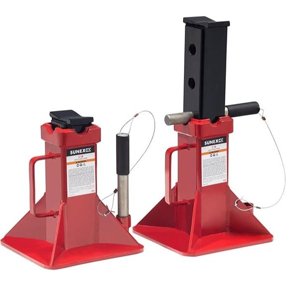 SUNEX TOOLS 1522A 22-Ton Jack Stands Pair