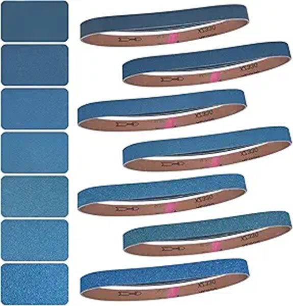 Sanding Belts 30 Inch 7 Grits 21 Pcs