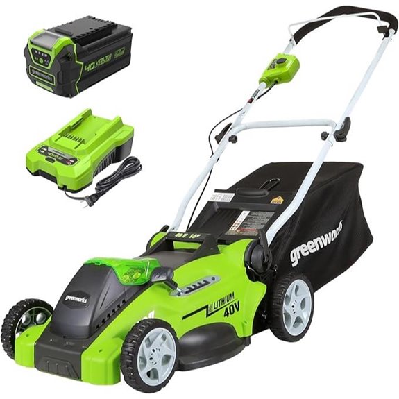 Greenworks 40V 16 Cordless Lawn Mower with Battery