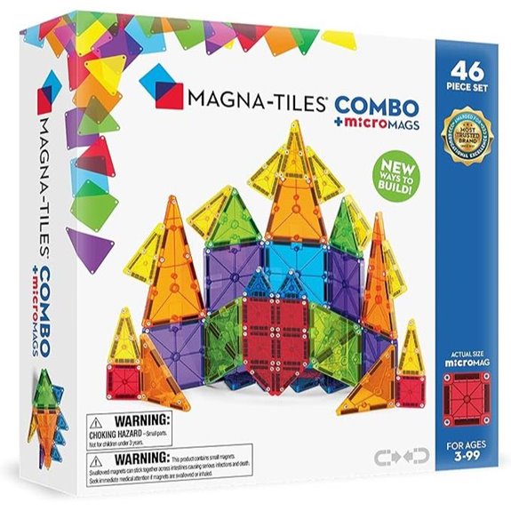 Magna-Tiles 46-Piece Magnetic Building Set
