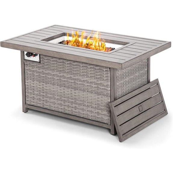 48 inch aluminum fire table