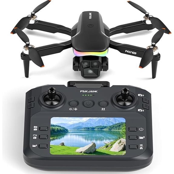 4K Camera Drone with LED Lights and Foldable Design