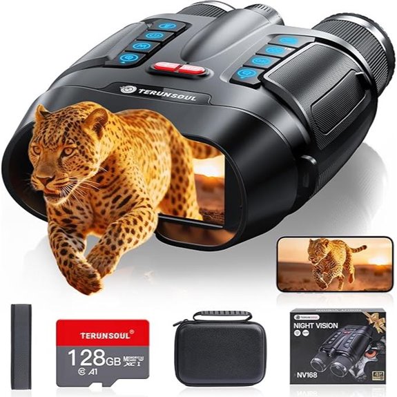 4K Night Vision Goggles with App & 8X Zoom