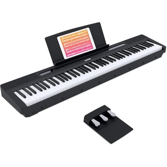 AODSK 88-Key Weighted Digital Piano with Pedals