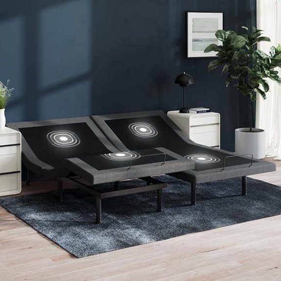 Nectar Premier Adjustable Bed Base with Massage and USB