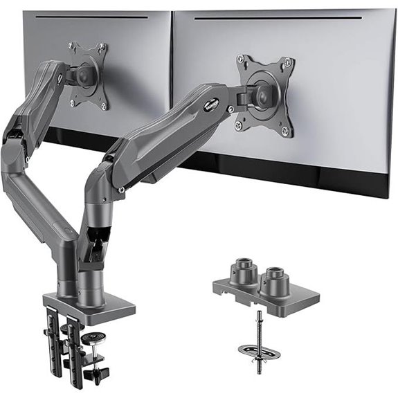 HUANUO Dual Monitor Stand with Full Motion