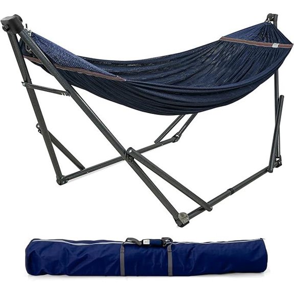 Tranquillo Adjustable Steel Hammock Stand for 2
