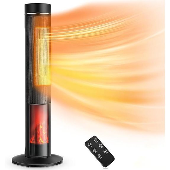 Air Choice 36 Tower Heater with 3D Flame & Remote