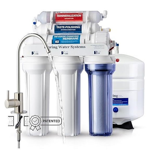 iSpring RCC7AK Alkaline 6-Stage Reverse Osmosis System