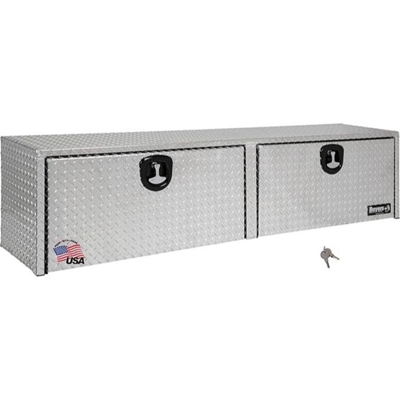 Buyers Aluminum Diamond Tread Truck Tool Box (72x13x16)