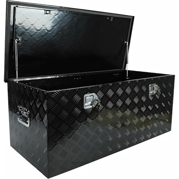 48-Inch Aluminum Truck Bed Toolbox with Locks