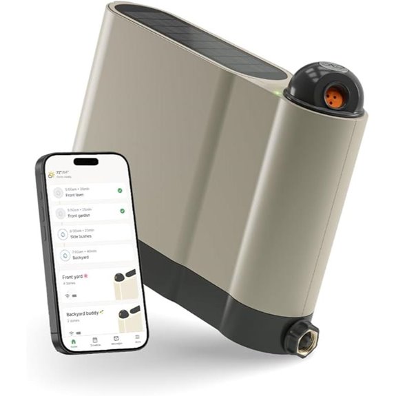 OtO Smart Sprinkler: App-Controlled Solar Weather-Responsive