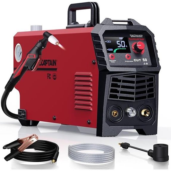 ARCCAPTAIN Plasma Cutter with Dual Voltage and LCD Display