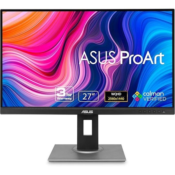 ASUS ProArt 27” WQHD Monitor Adjustable Anti-glare