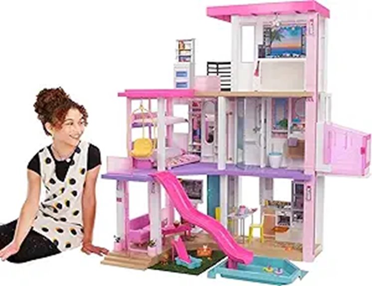 Barbie DreamHouse Dollhouse with Accessories and Elevator
