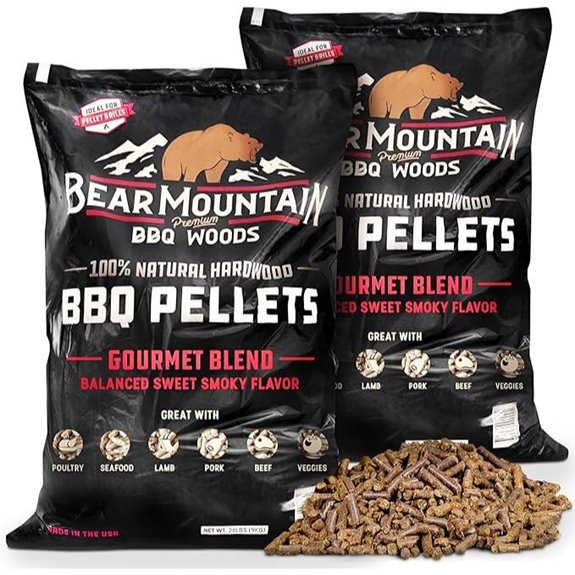 Bear Mountain 2-Pack Wood Pellets for Smoker and Grill