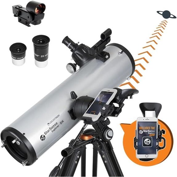 Celestron StarSense Explorer DX 130AZ Telescope for Beginners