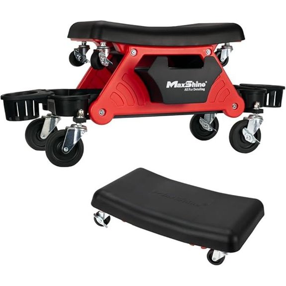 Maxshine 2-in-1 Detailing Creeper Seat (Black)
