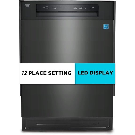 BLACK+DECKER 24 Built-In Dishwasher with 5 Wash Cycles