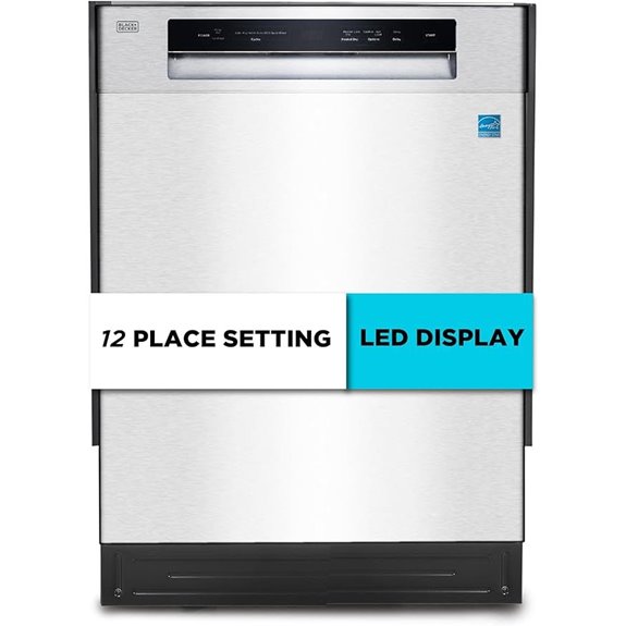BLACK+DECKER 24 Built-In Dishwasher with 12-Place Capacity