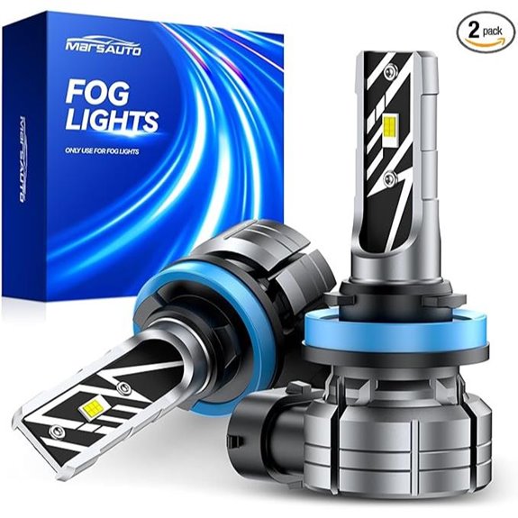 Marsauto H11/H16/H8 LED Fog Light Bulb (14,000LM)
