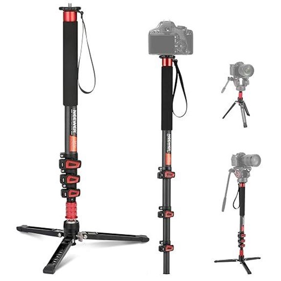 NEEWER 67.7 Carbon Fiber Camera Monopod Stand