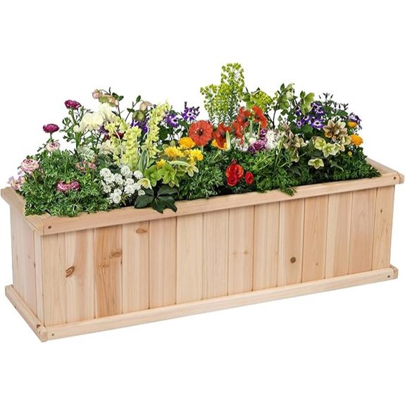 Shine Company Cedar Raised Garden Bed (40 x 12)