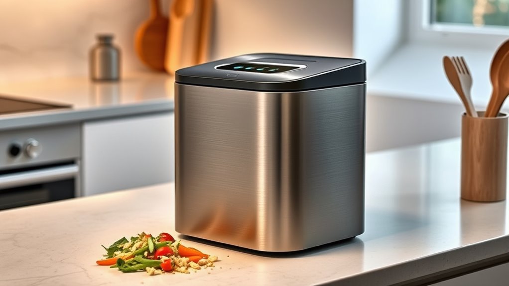 choosing convenient kitchen compost bin