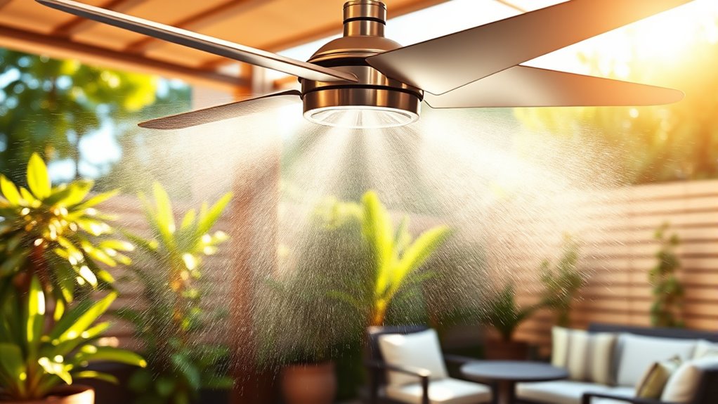 choosing outdoor misting fans