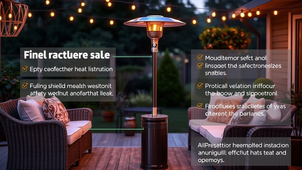 choosing safe efficient patio heaters