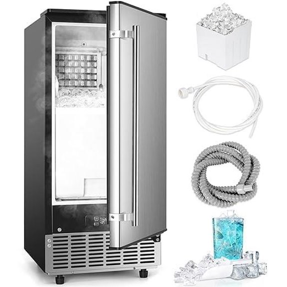 Commercial Under Counter Ice Maker 100Lbs/Day