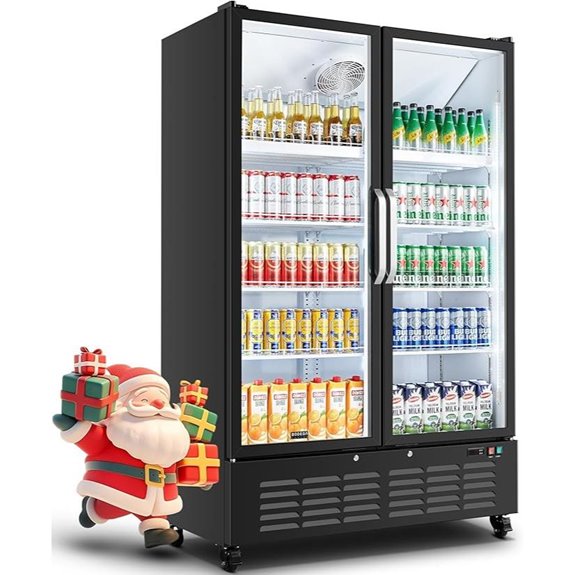 BODEGACOOLER Commercial Beverage Cooler with Glass Doors